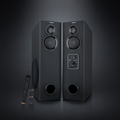 R INFINITY Storm 24000 400W Twin Tower Karaoke Speakers — front view