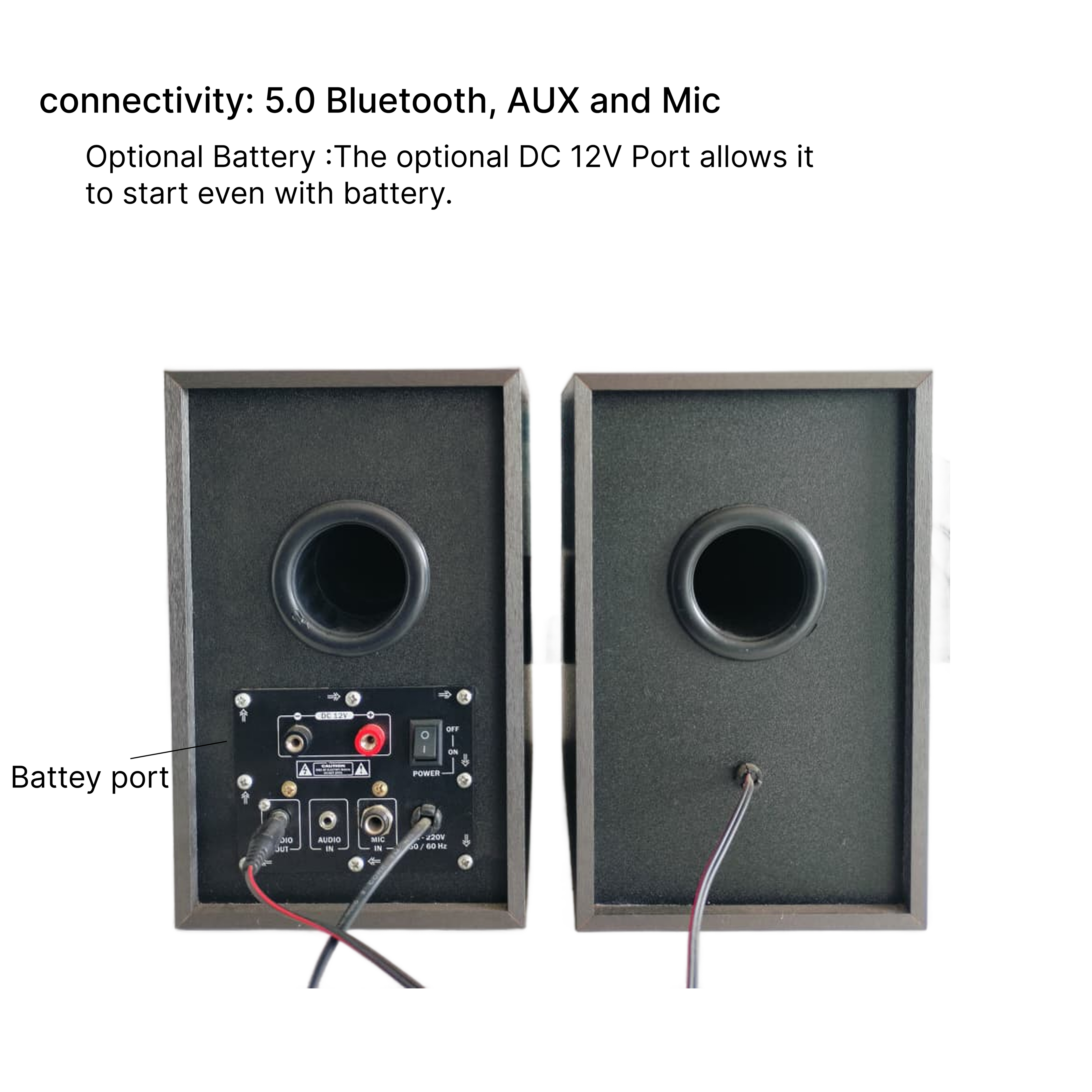 R INFINITY SSG 415BT Bookshelf Bluetooth Speakers — with remote