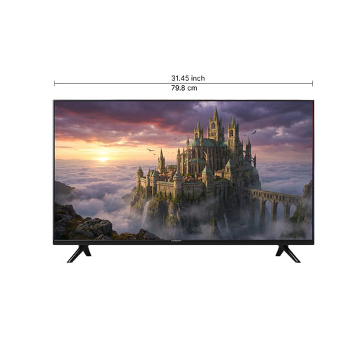 R INFINITY 32 Inch Full HD Smart LED TV — 3/4 angled view