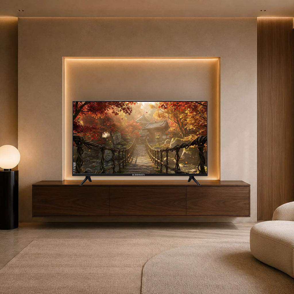 R INFINITY 43 Inch Full HD Smart LED TV — front view