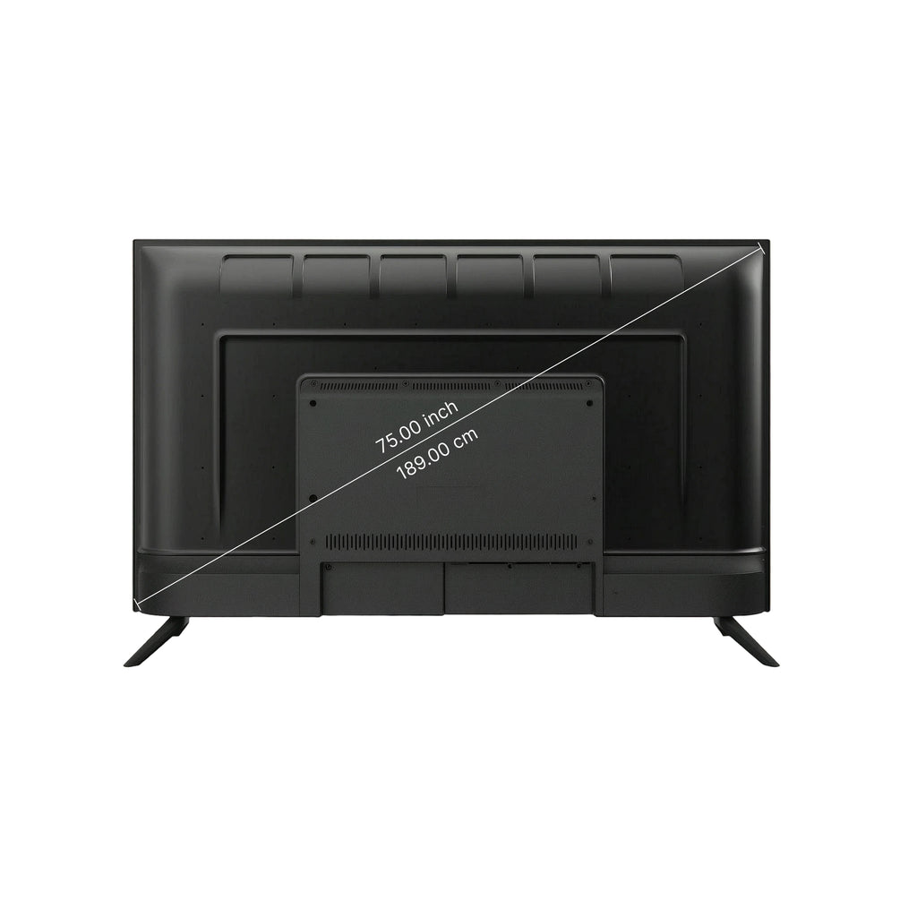 R INFINITY 75 Inch 4K HDR WebOS Smart LED TV — screen detail