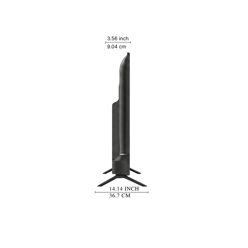 R INFINITY 75 Inch 4K HDR WebOS Smart LED TV — with stand
